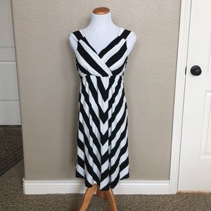 Black & White Chevron Dress